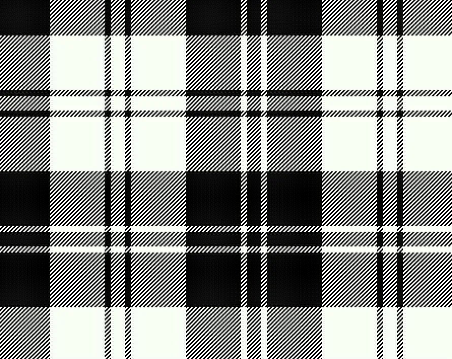 Erskine Black&White Modern Tartan Scarf