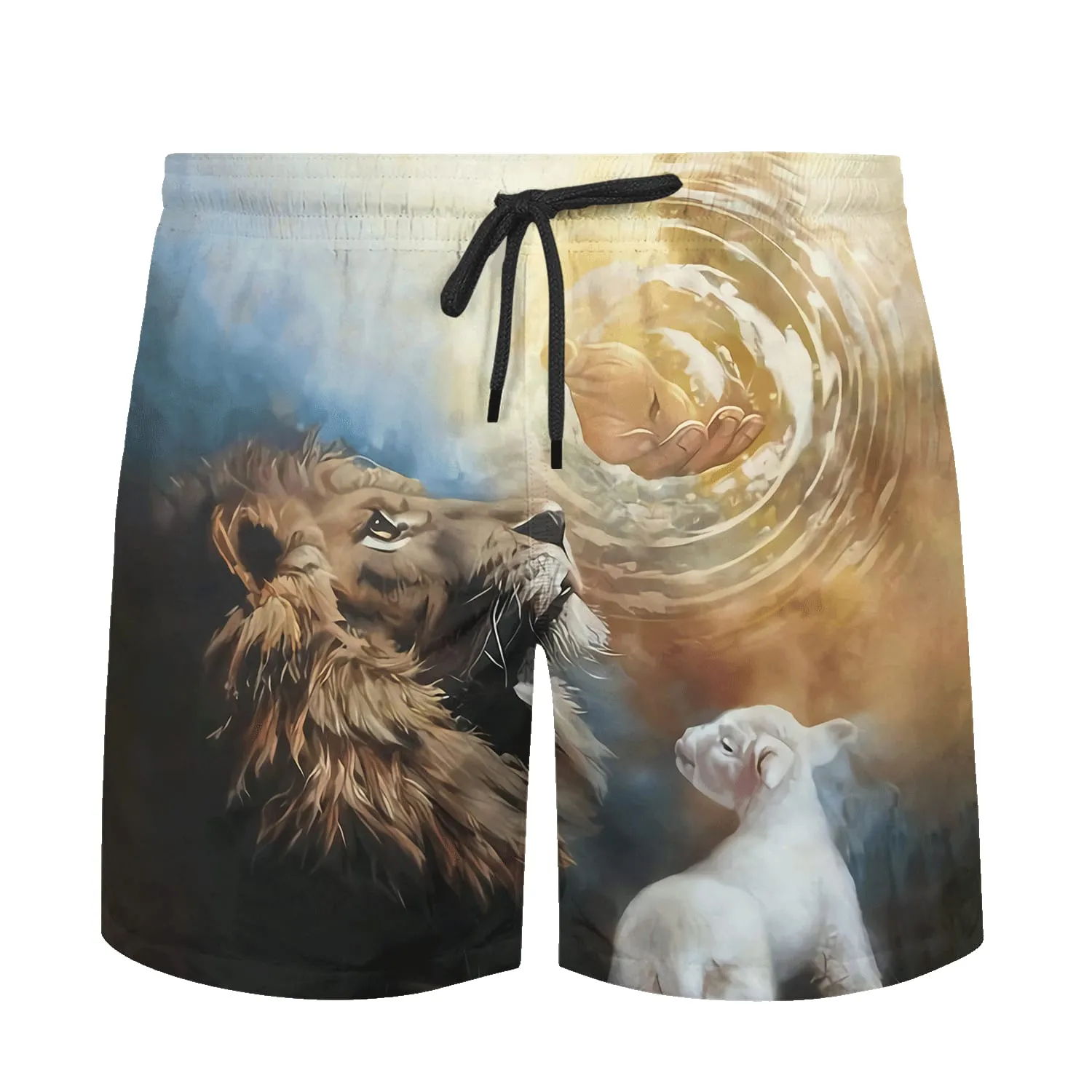 Faith Over Fear Lion Polo Shirt - Christian Shirts & Shorts