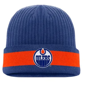 Fanatics Men's NHL Edmonton Oilers 2024 Blueliner Cuffed Knit Toque