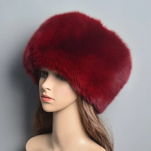 Fox Fur Winter Hats - 100% Real Natural Fur - Superior Warmth - Timeless Style