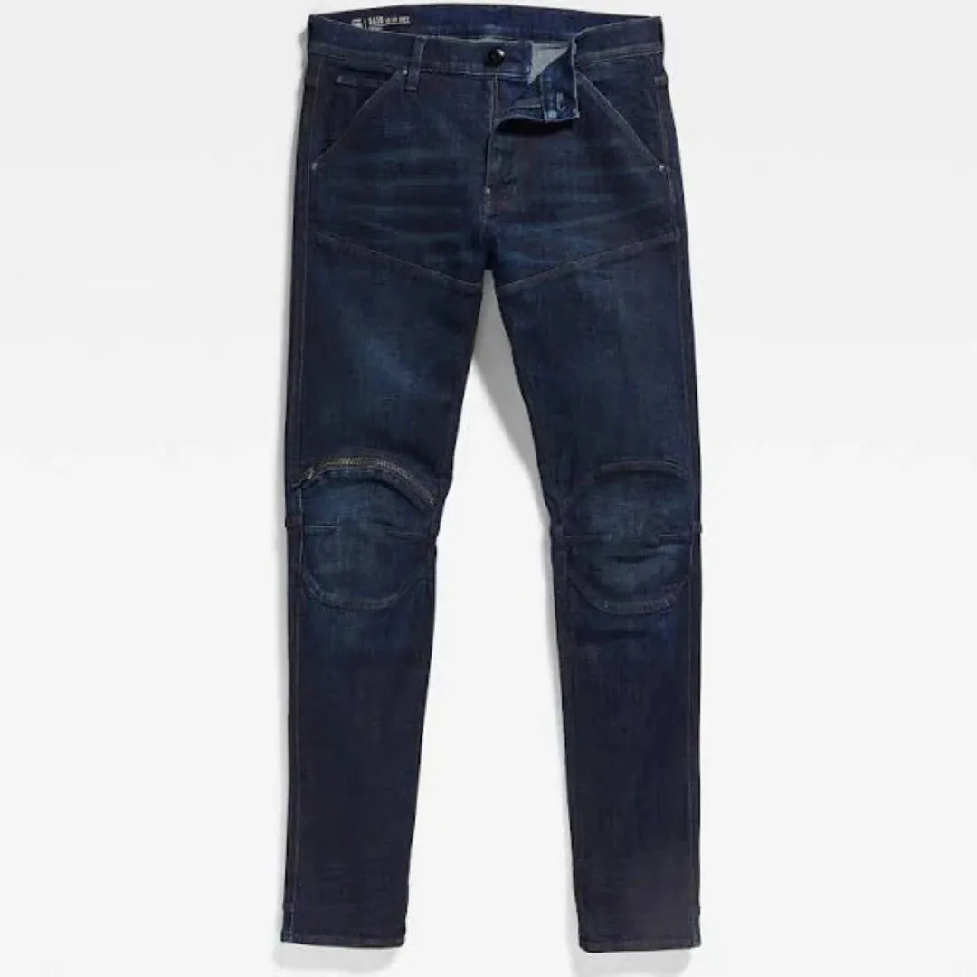 G-Star 5620 3D ZIP KNE SKINNY Men’s -WORN IN DARK SAPPHIRE