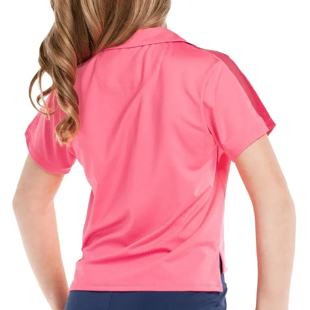 Girls` Cropped Tennis Polo