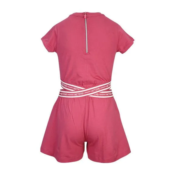 GIRLS PINK MAGENTA ROMPER