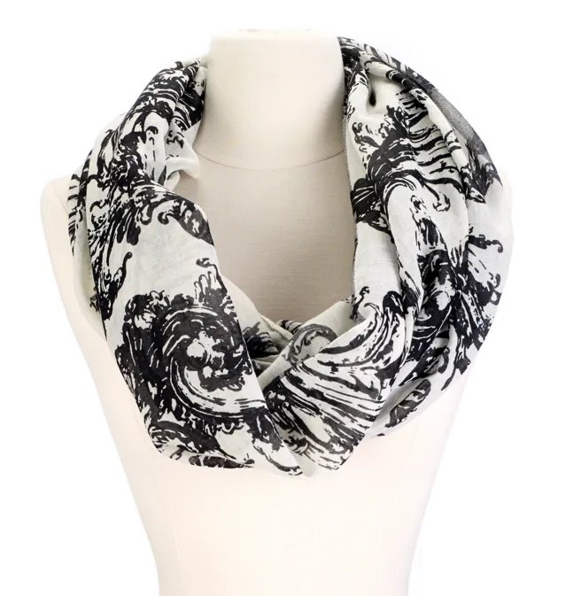 Gothic Swirl Scarf