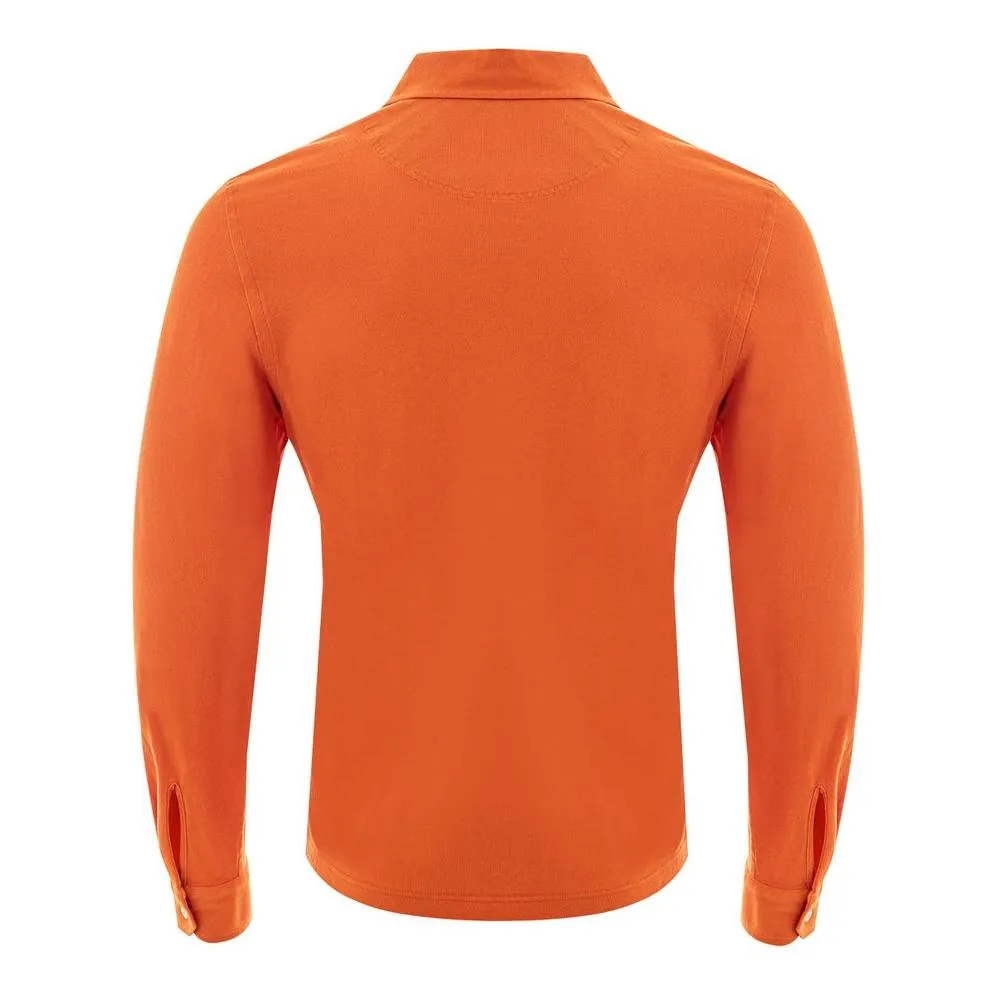 Gran Sasso Elegant Orange Cotton Polo for Men