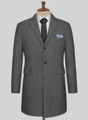 Gray Tweed Overcoat