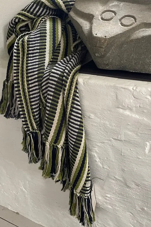 Green & Black Long Island Large Scarf