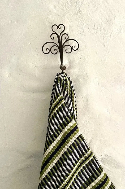 Green & Black Long Island Large Scarf