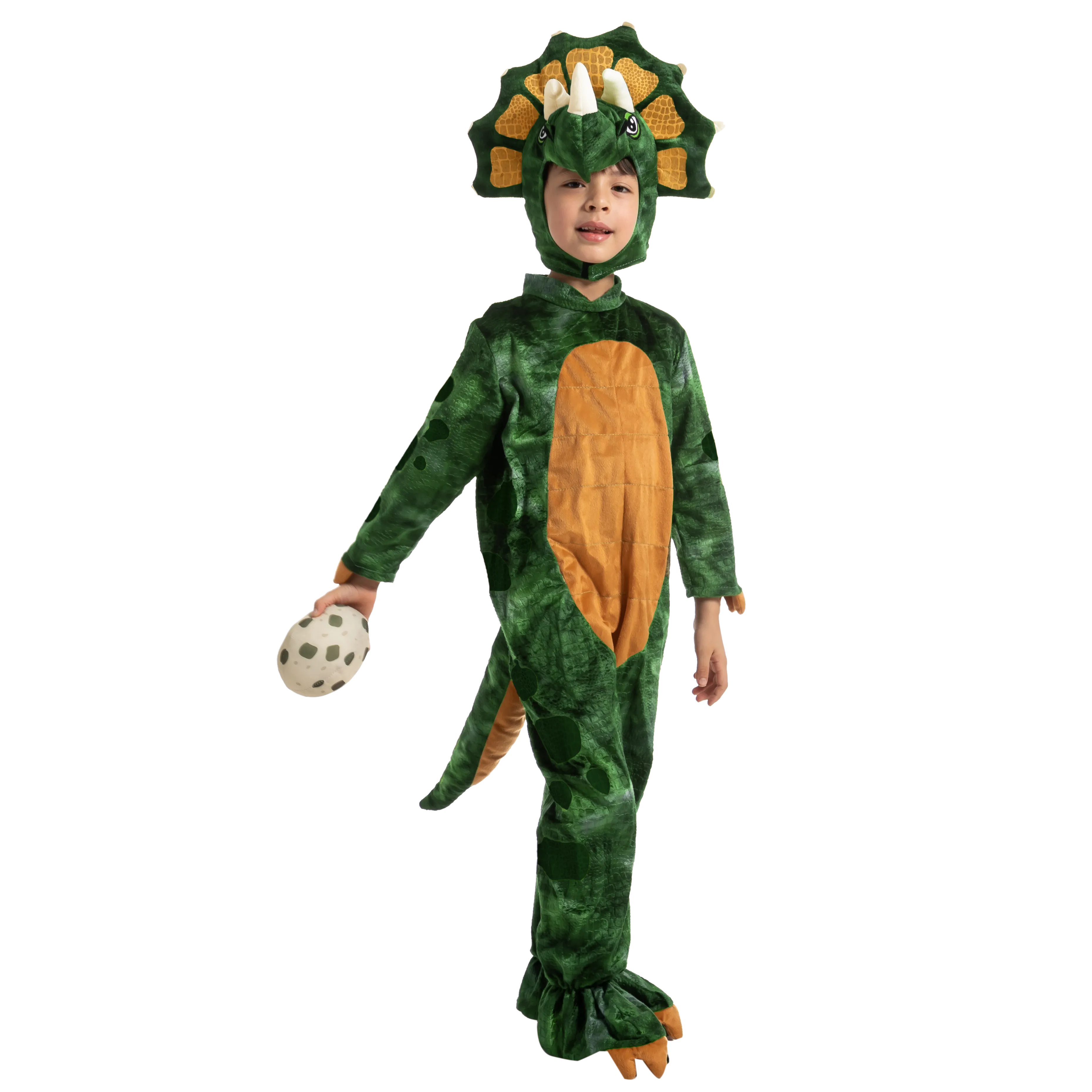 Green Triceratops Costume - Child