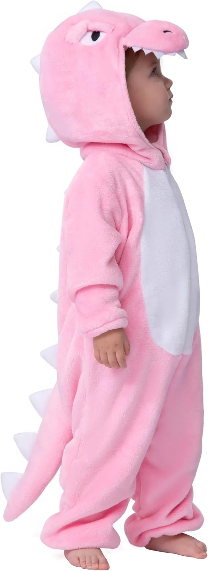 Halloween Baby Dinosaur Pajama, Pink