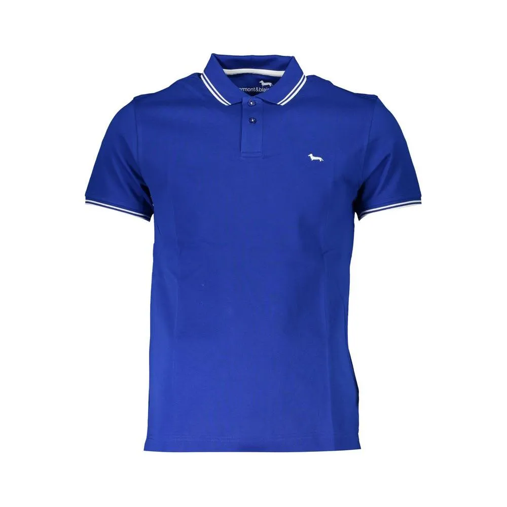 Harmont & Blaine Sleek Short Sleeved Contrast Polo