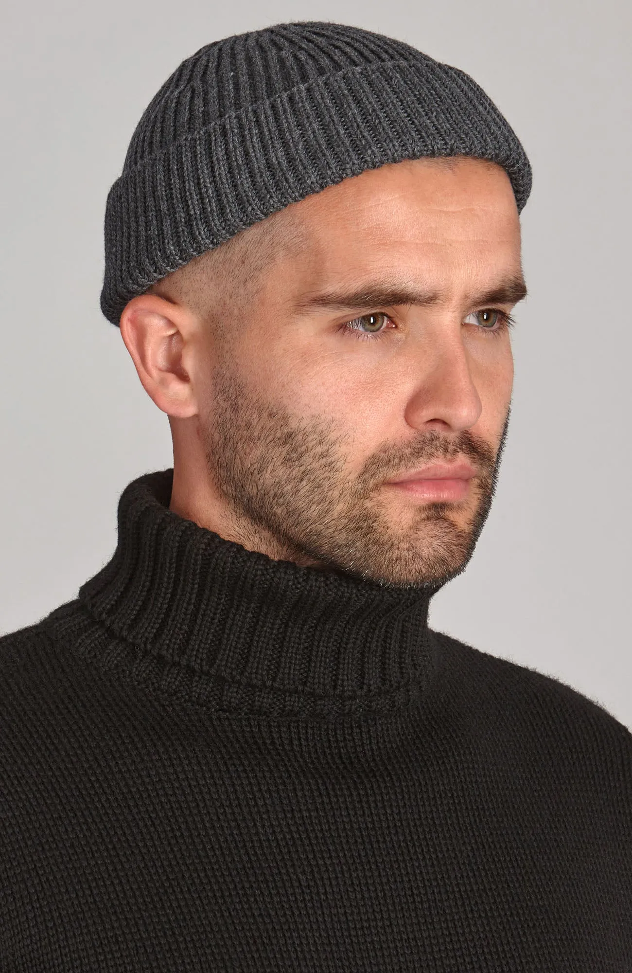 Heavyweight Extra Fine Merino Fisherman Beanie