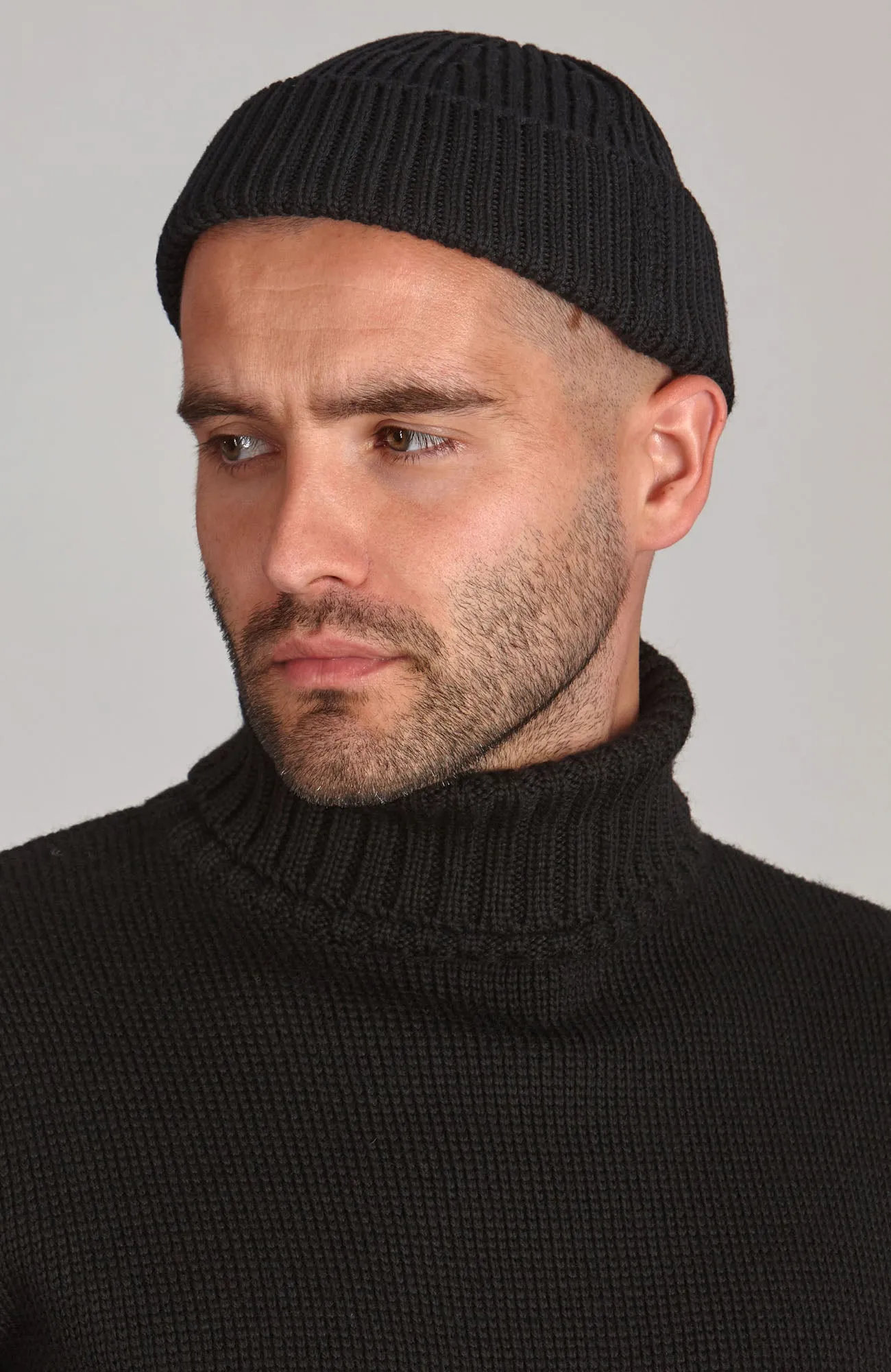 Heavyweight Extra Fine Merino Fisherman Beanie