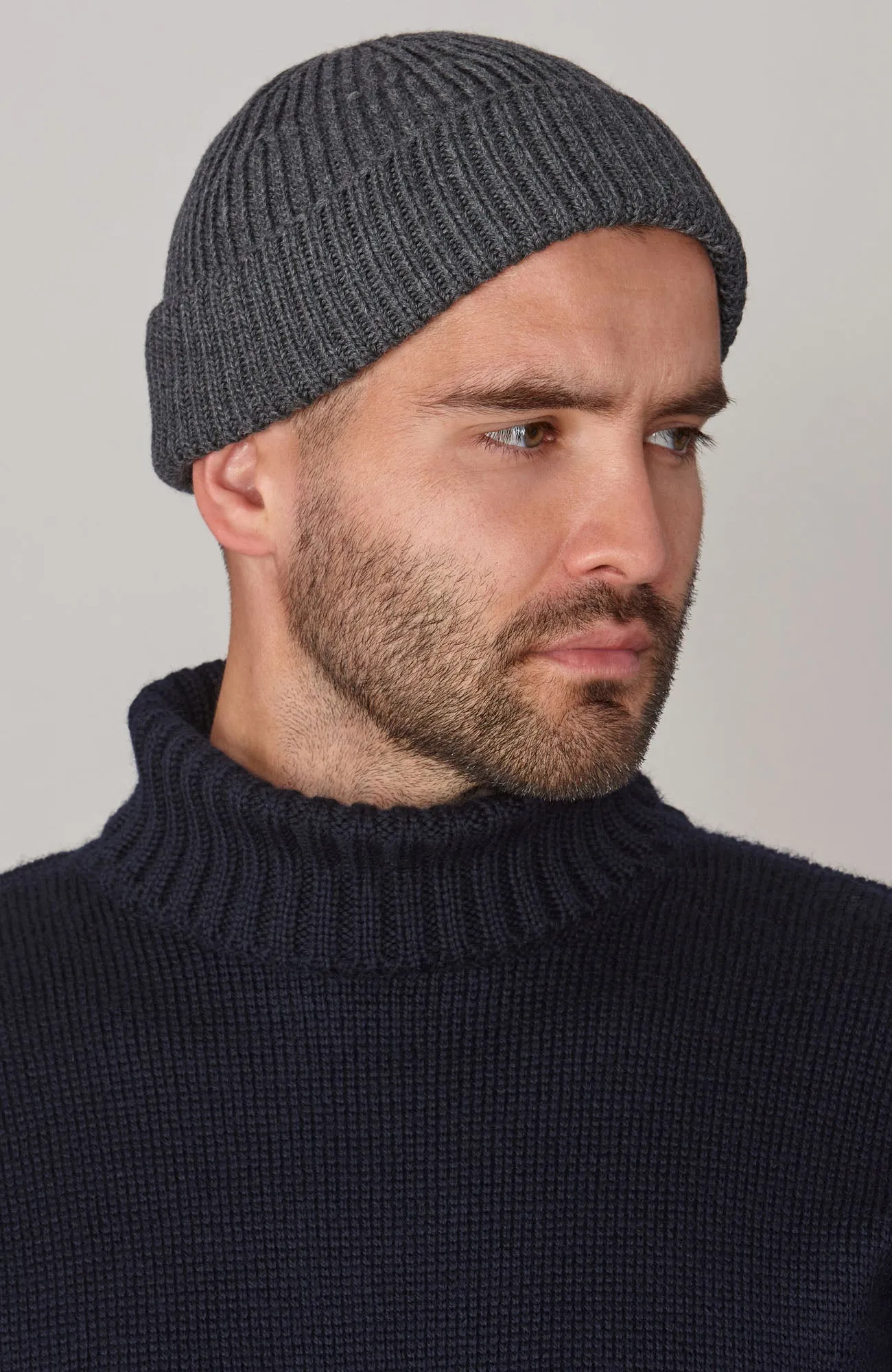 Heavyweight Extra Fine Merino Fisherman Beanie