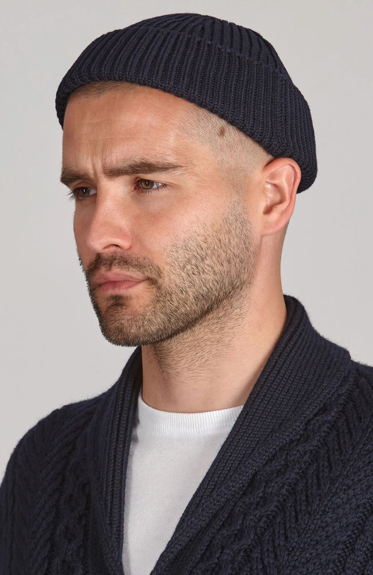 Heavyweight Extra Fine Merino Fisherman Beanie