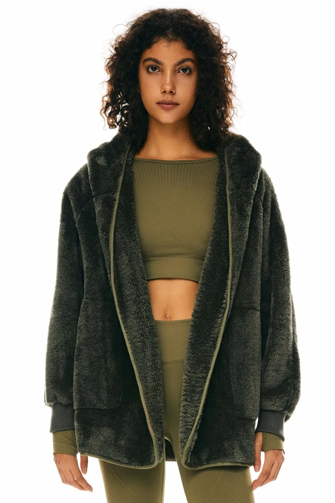 Hooded Sherpa Jacket