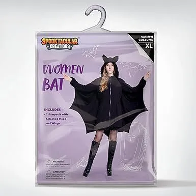 Hoodie Bat Costume - Adult