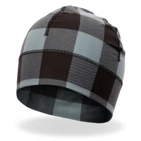 Hot Leathers Grey Plaid Helmet Liner KHC4006