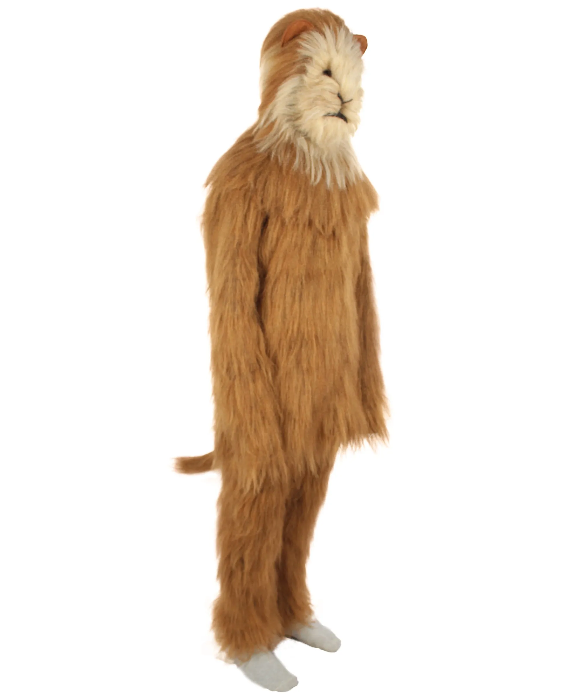 HPO Lion Costume with Mask  - Long Synthetic Fibers Bundle