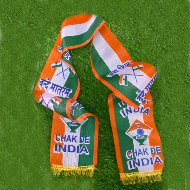 Indian Flag chak de India Tricolor Scarf / Tricolor Dupatta / Scarf / Scarves Republic Day, Independence, Republic, Independence, National Flag