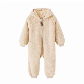 Infant Baby Unisex Winter Solid Long Jumpsuit by MyKids-USA™