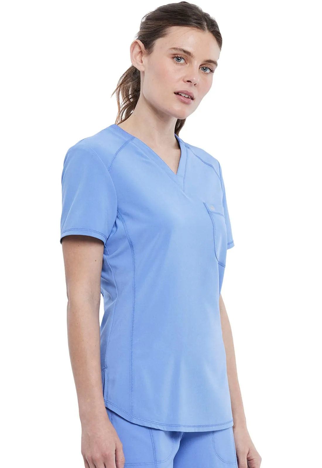 Infinity Tuckable V-Neck Scrub Top CK687A