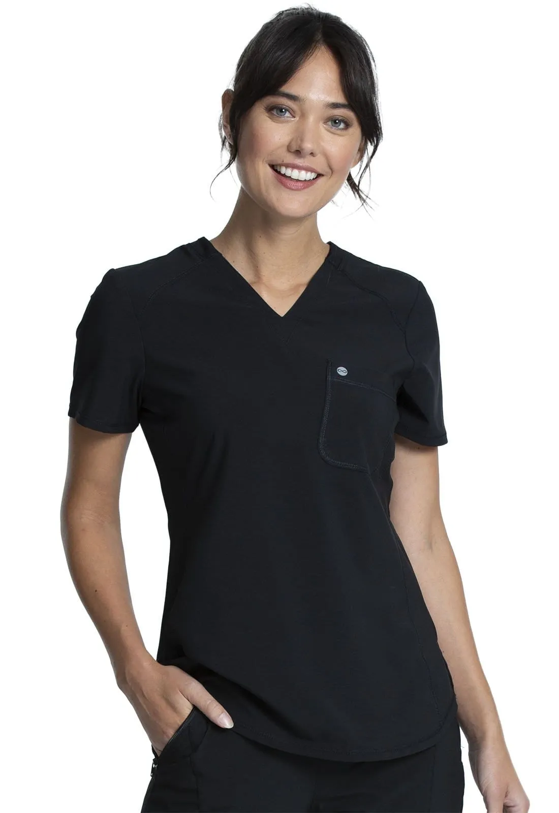 Infinity Tuckable V-Neck Scrub Top CK687A