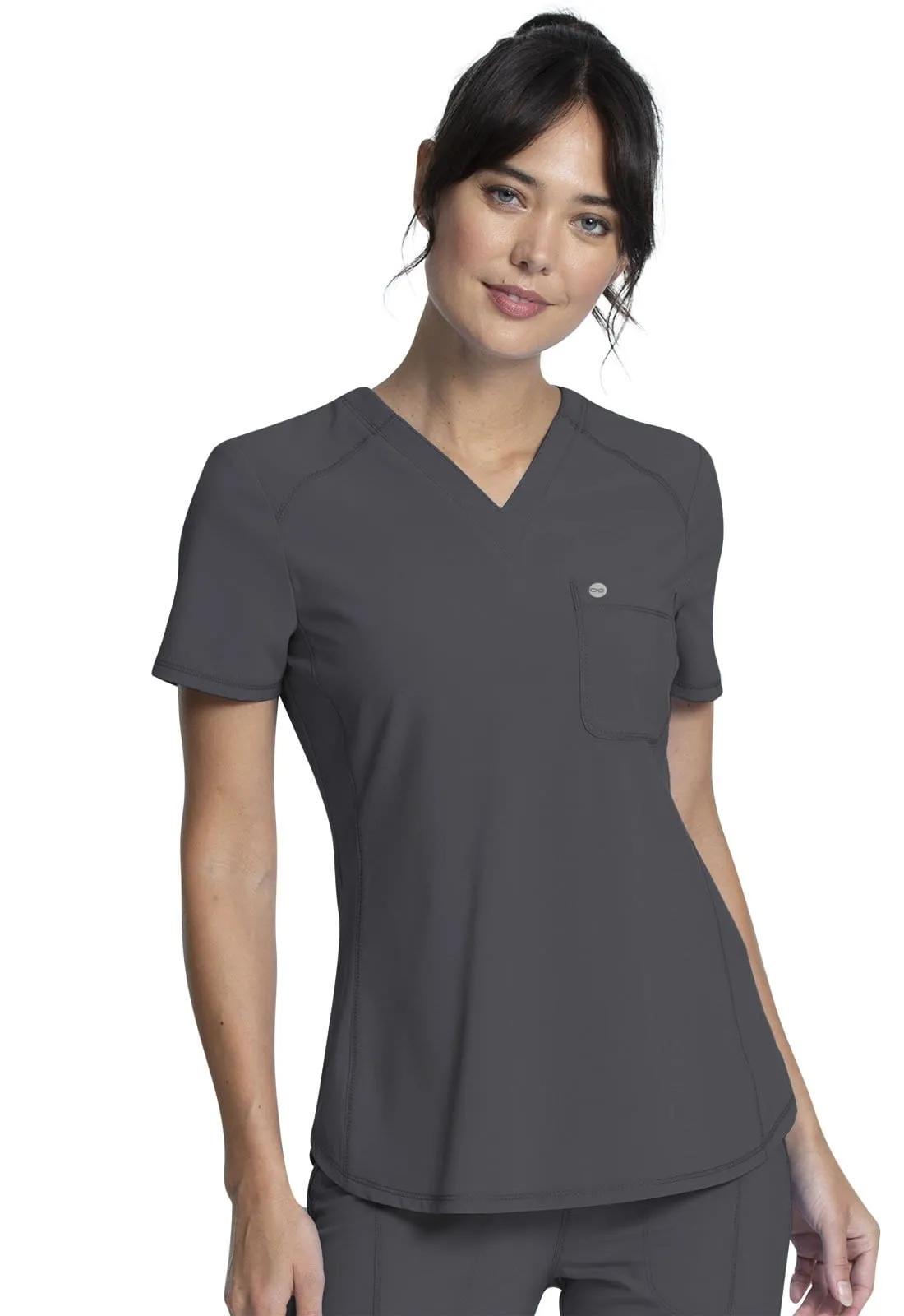 Infinity Tuckable V-Neck Scrub Top CK687A