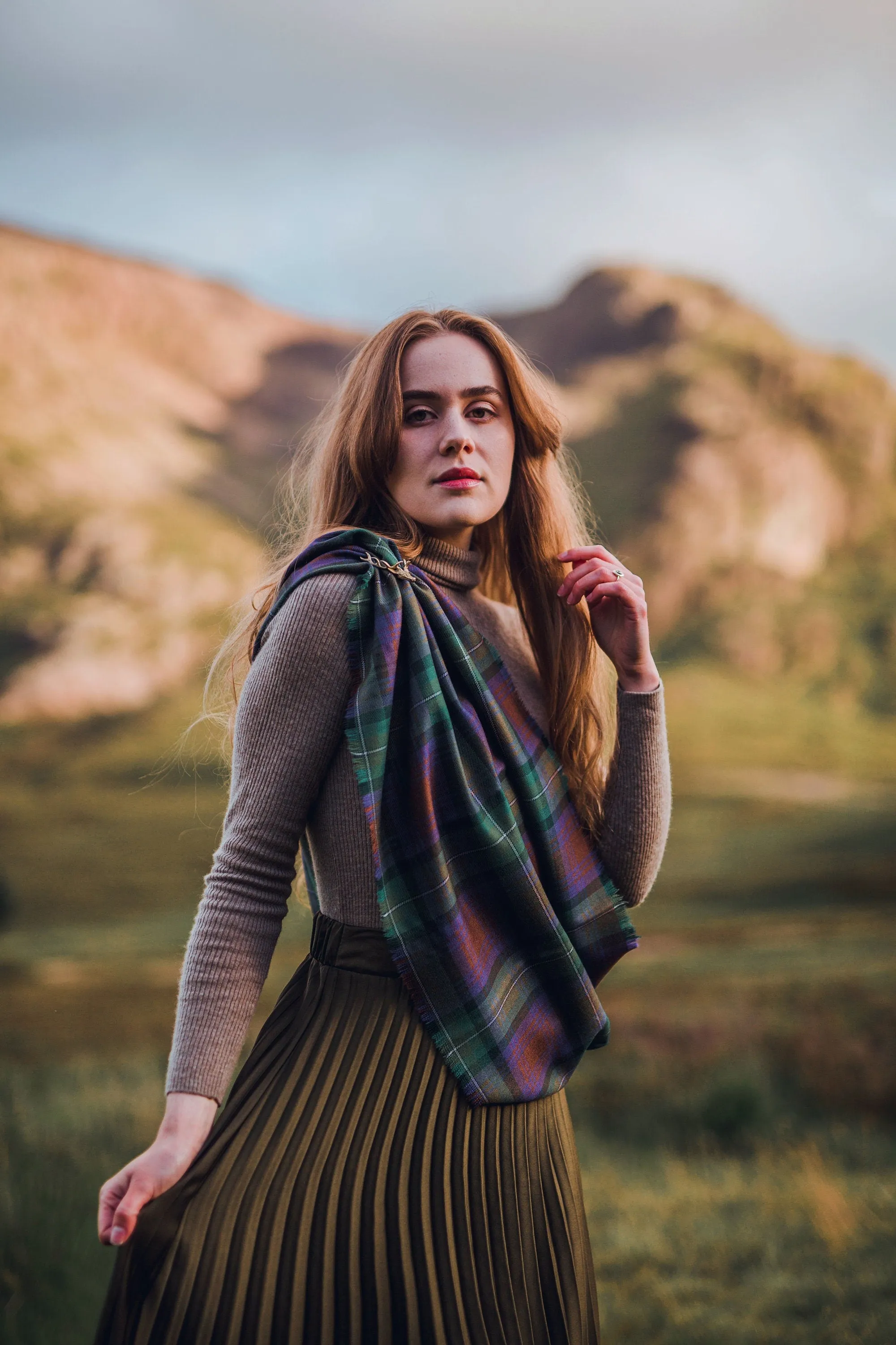 Isle of Skye Outlandish Cowl Wrap Scarf by LoullyMakes