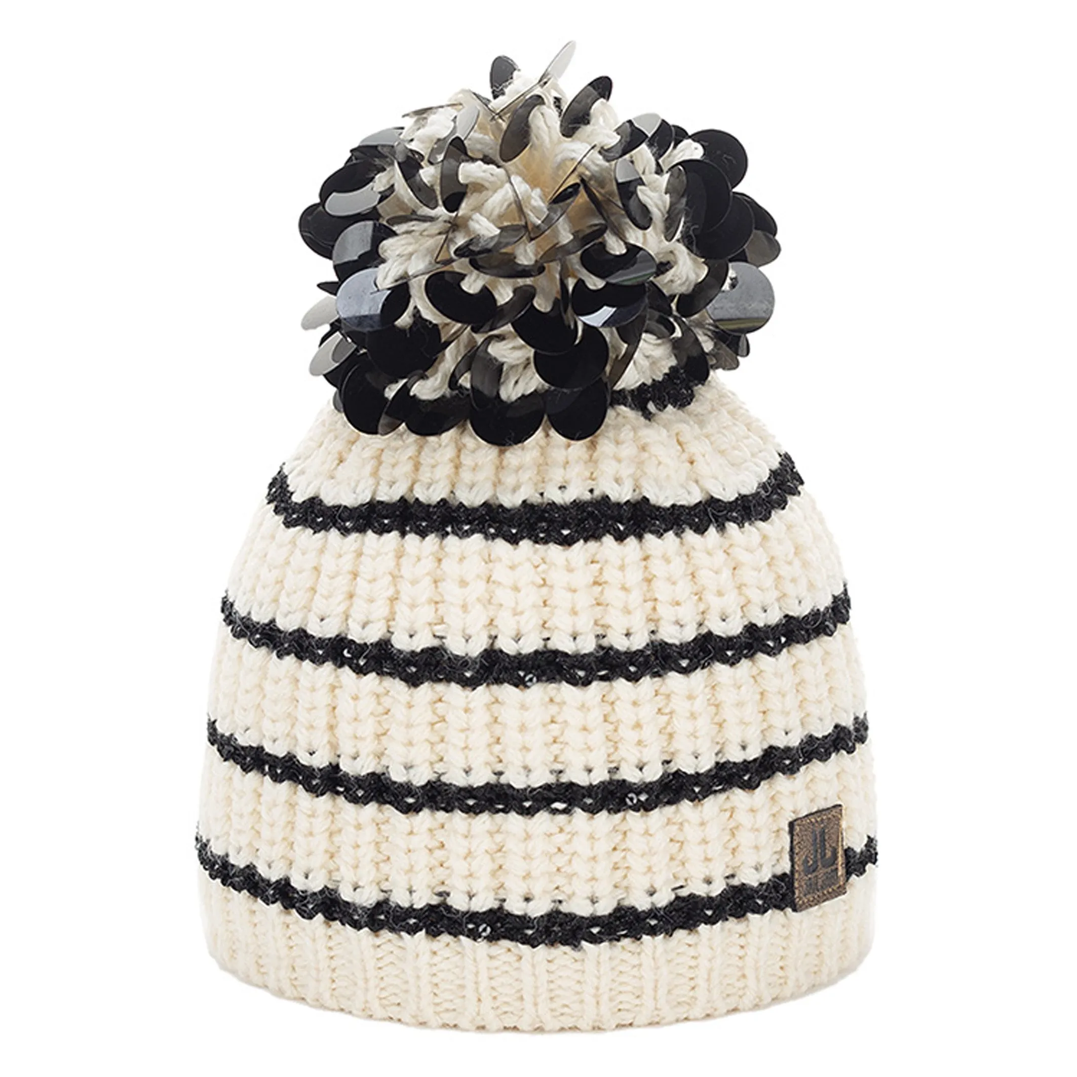 JailJam Kids Petunia Bobble Hat - only Ivory available