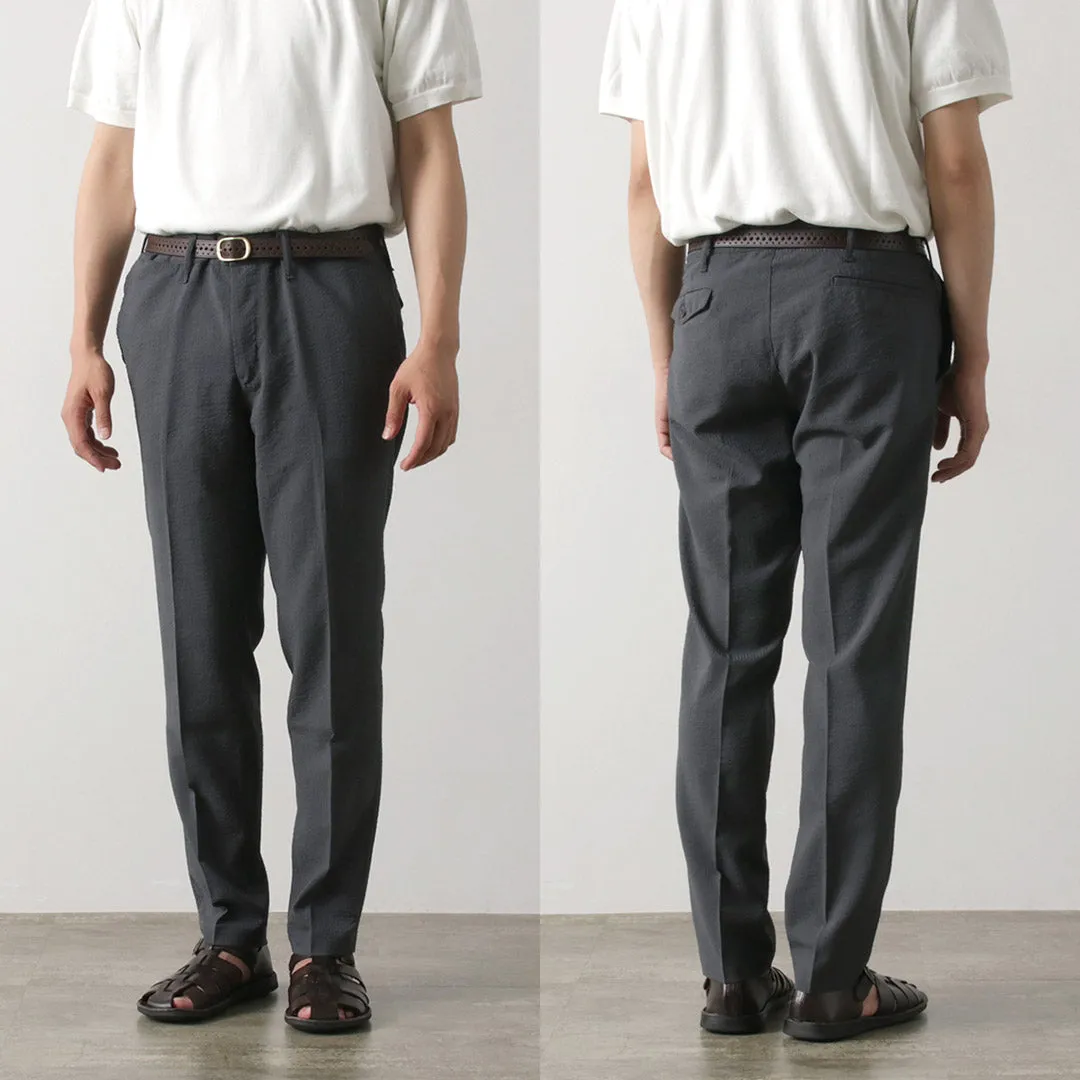 JAPAN BLUE JEANS / seersucker summer officer trousers