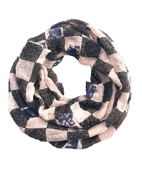 JC011244 Cat & Chess Infinity Scarf