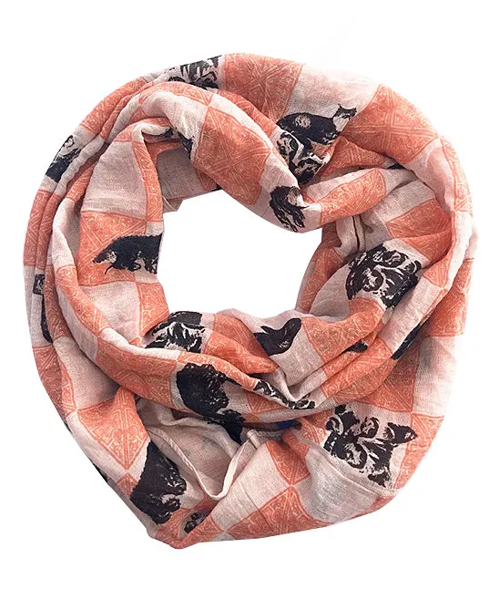 JC011244 Cat & Chess Infinity Scarf