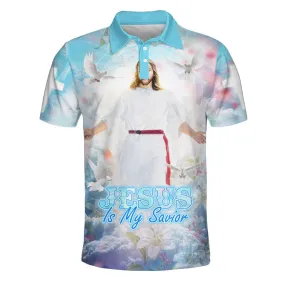 Jesus Dove Is My Savior Polo Shirt - Christian Shirts & Shorts