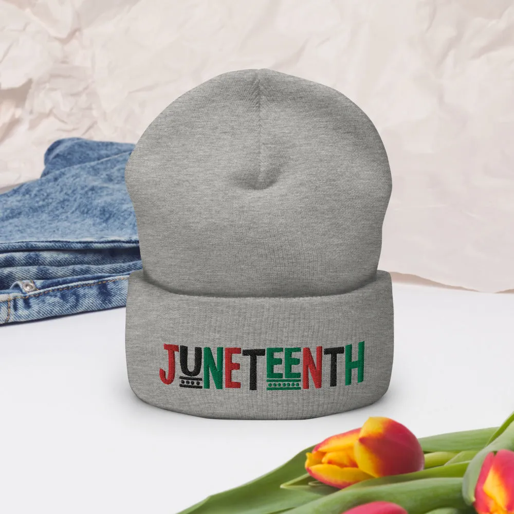 Juneteenth RBG Cuffed Beanie