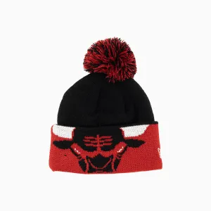 Kid's Chicago Bulls NBA Pom Beanie Knit Hat