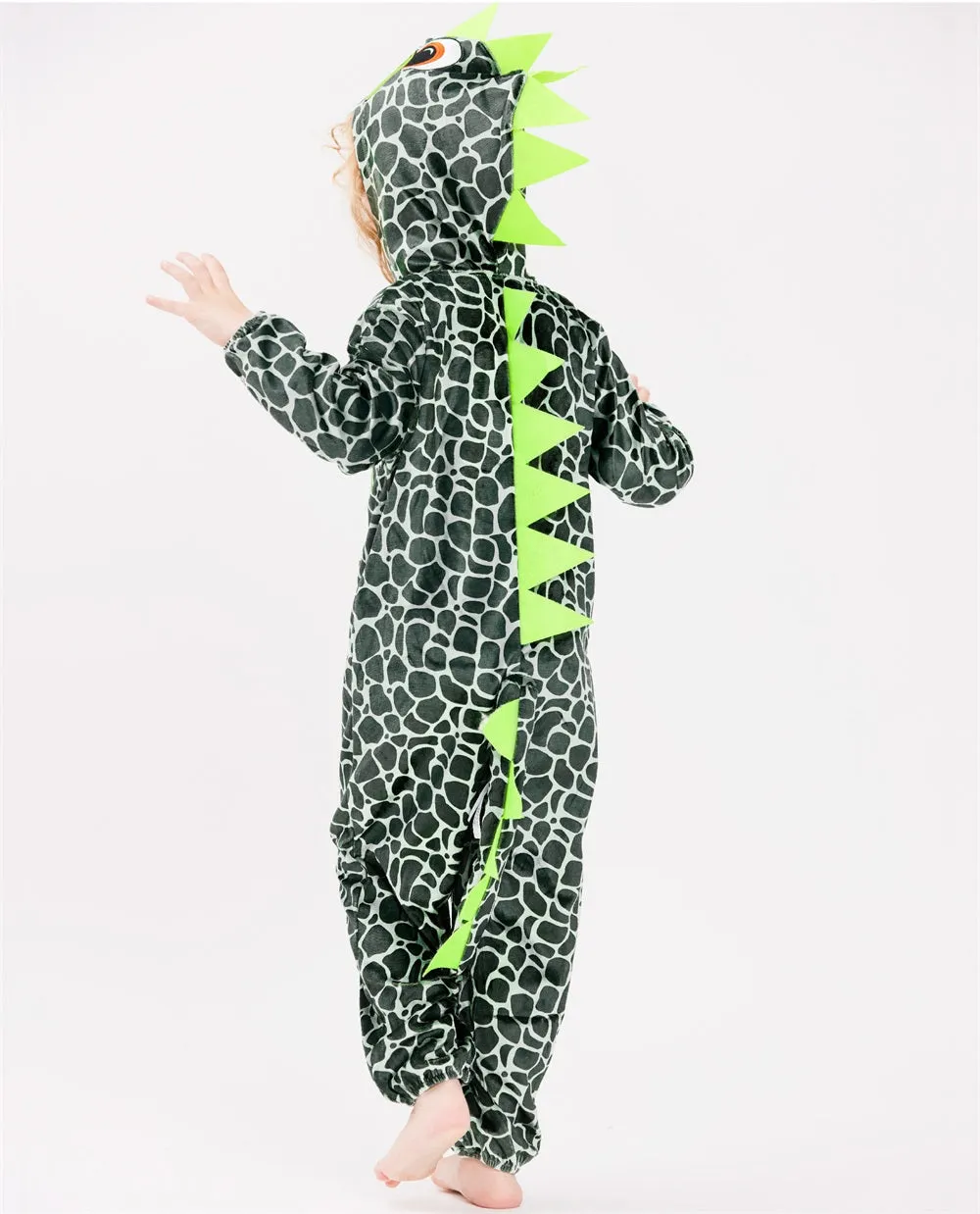 Kids Dinosaur Costume, Toddler Halloween Animal Onesie Romper Boy Girl Outfit