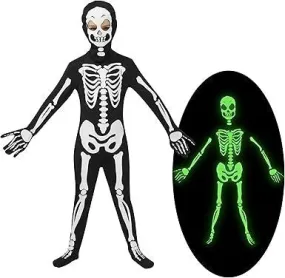 Kids Glow in the Dark Skeleton Costume