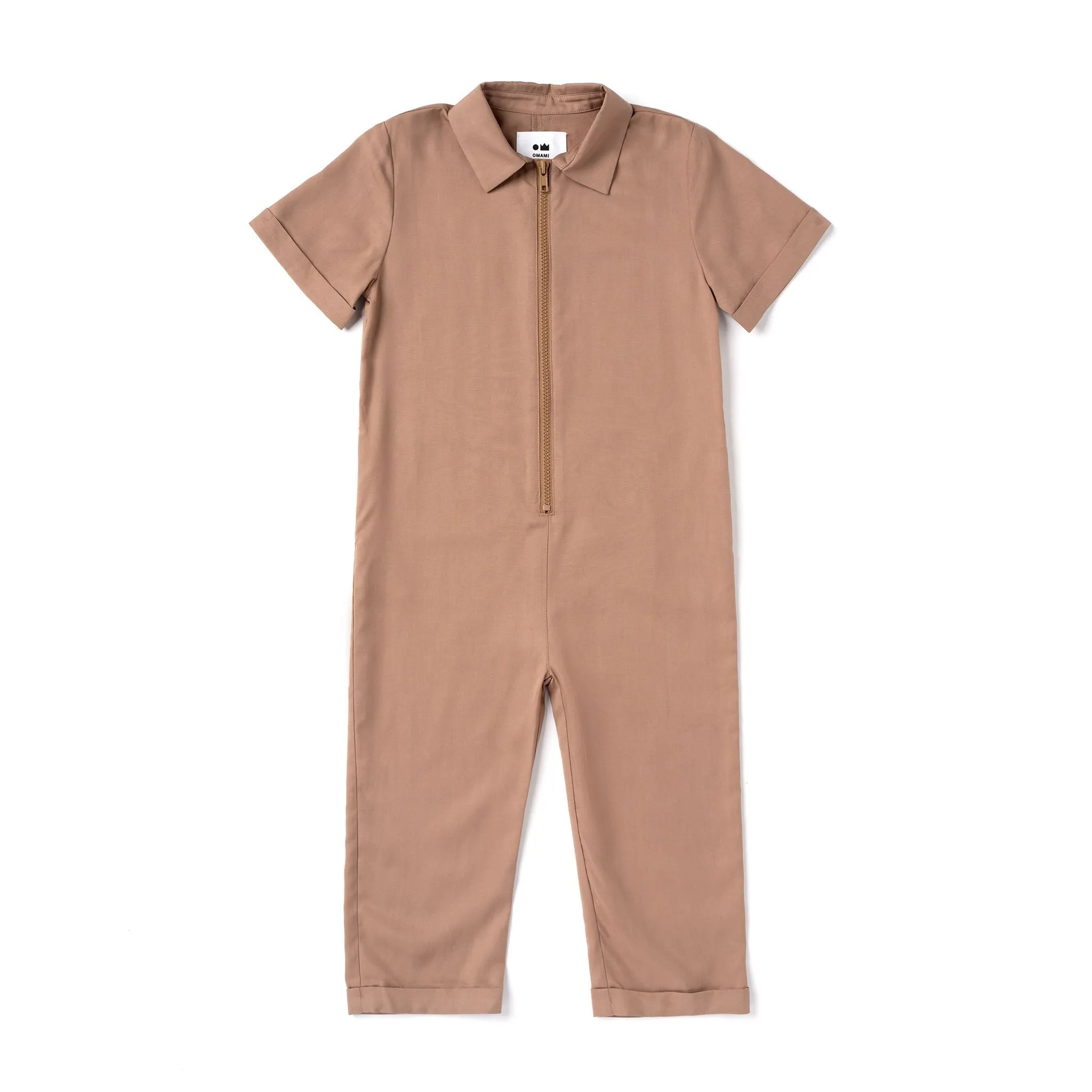 Kids Mechanic Jumpsuit | Mocha