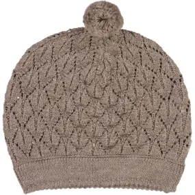 Knitted Hat Ezel - hazel melange