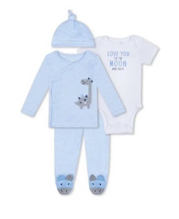 Koala Baby Boys Take Me Home, 4 Piece Set, 3–6 Months