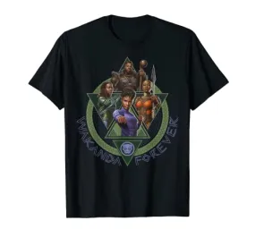 Marvel Black Panther: Wakanda Forever Four Heroes of Wakanda T-Shirt