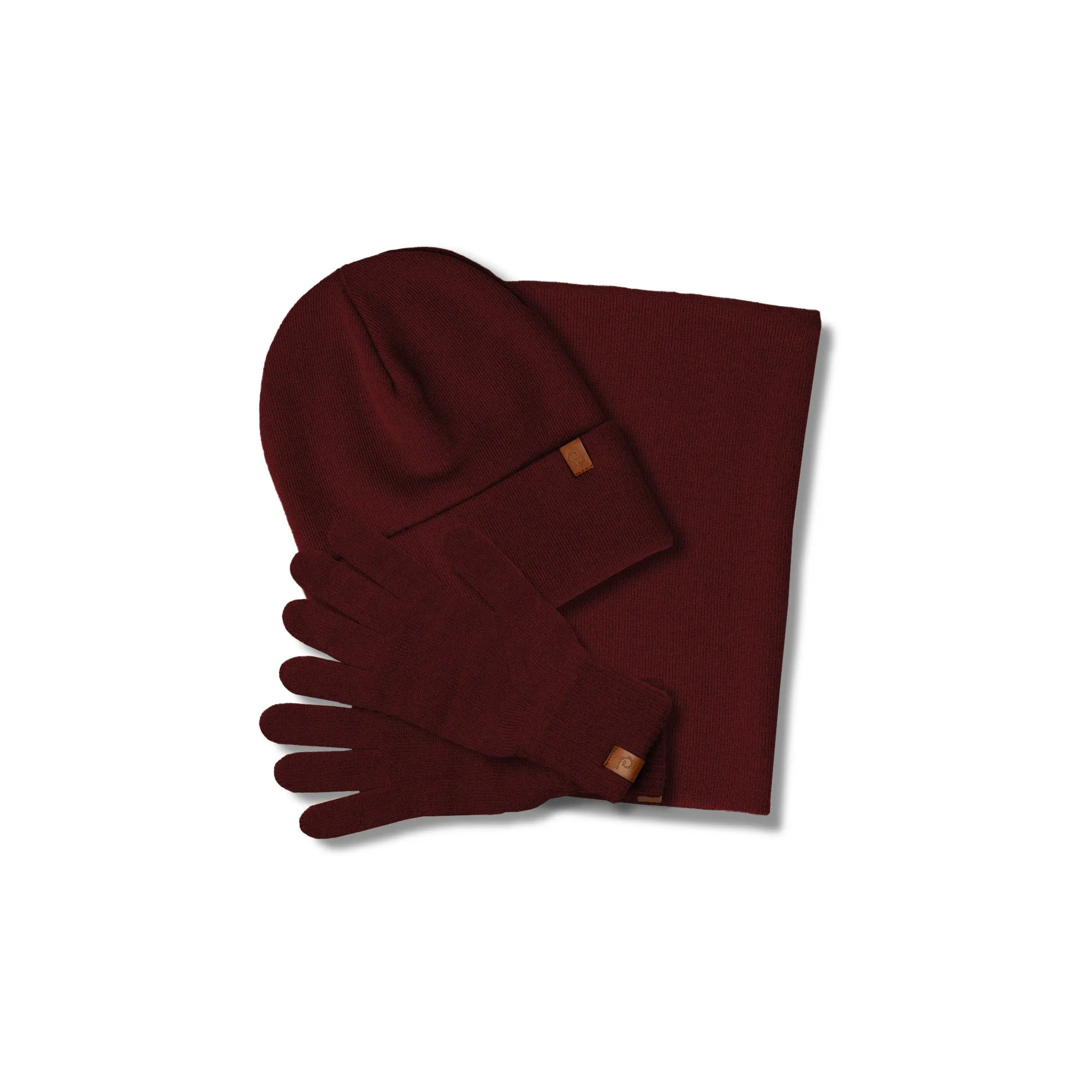 Men's Knit Beanie, Gaiter & Gloves 3-Piece