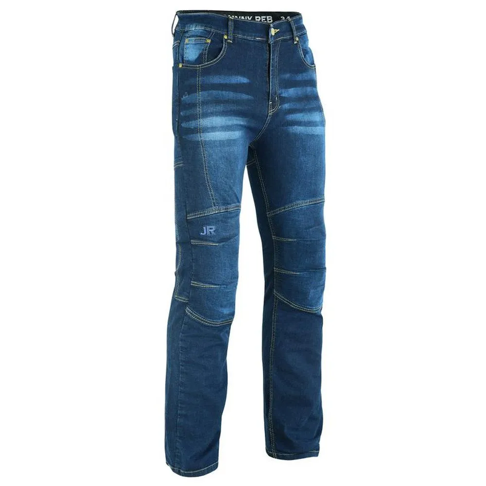 Mens Protective Blue Biker Jeans With Removable Armour JRK10020