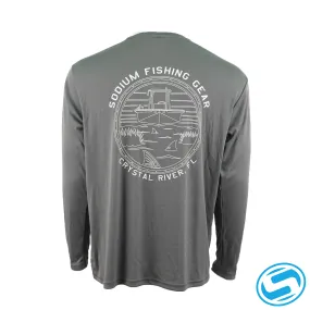 Men's Sodium Skiff Marsh Performance Long Sleeve Shirt