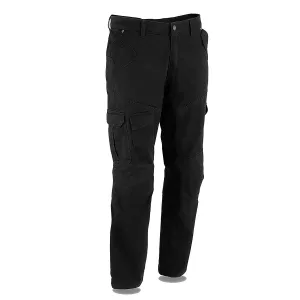 Milwaukee Leather MPM5590 Men's Black Armored Black Cargo Jeans Reinforced with Aramid by DuPont Fibers