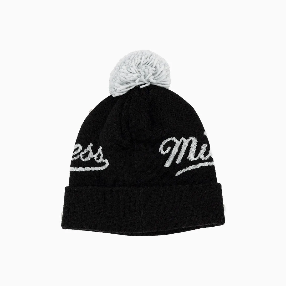 Mitchel & Ness Pom Beanie Knit Hat