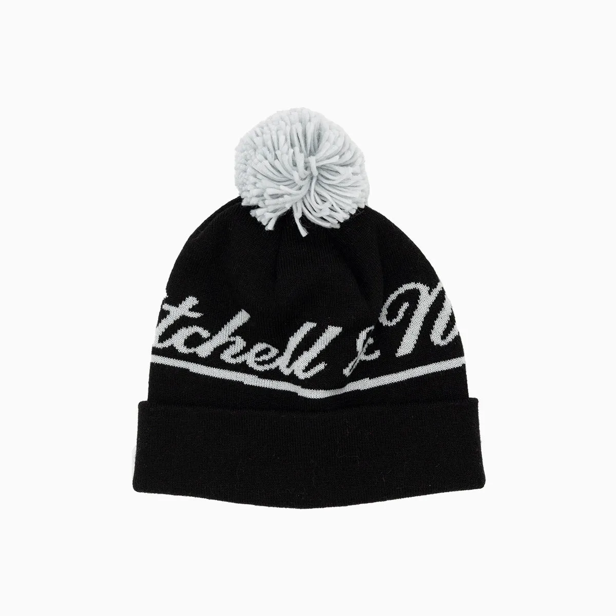 Mitchel & Ness Pom Beanie Knit Hat