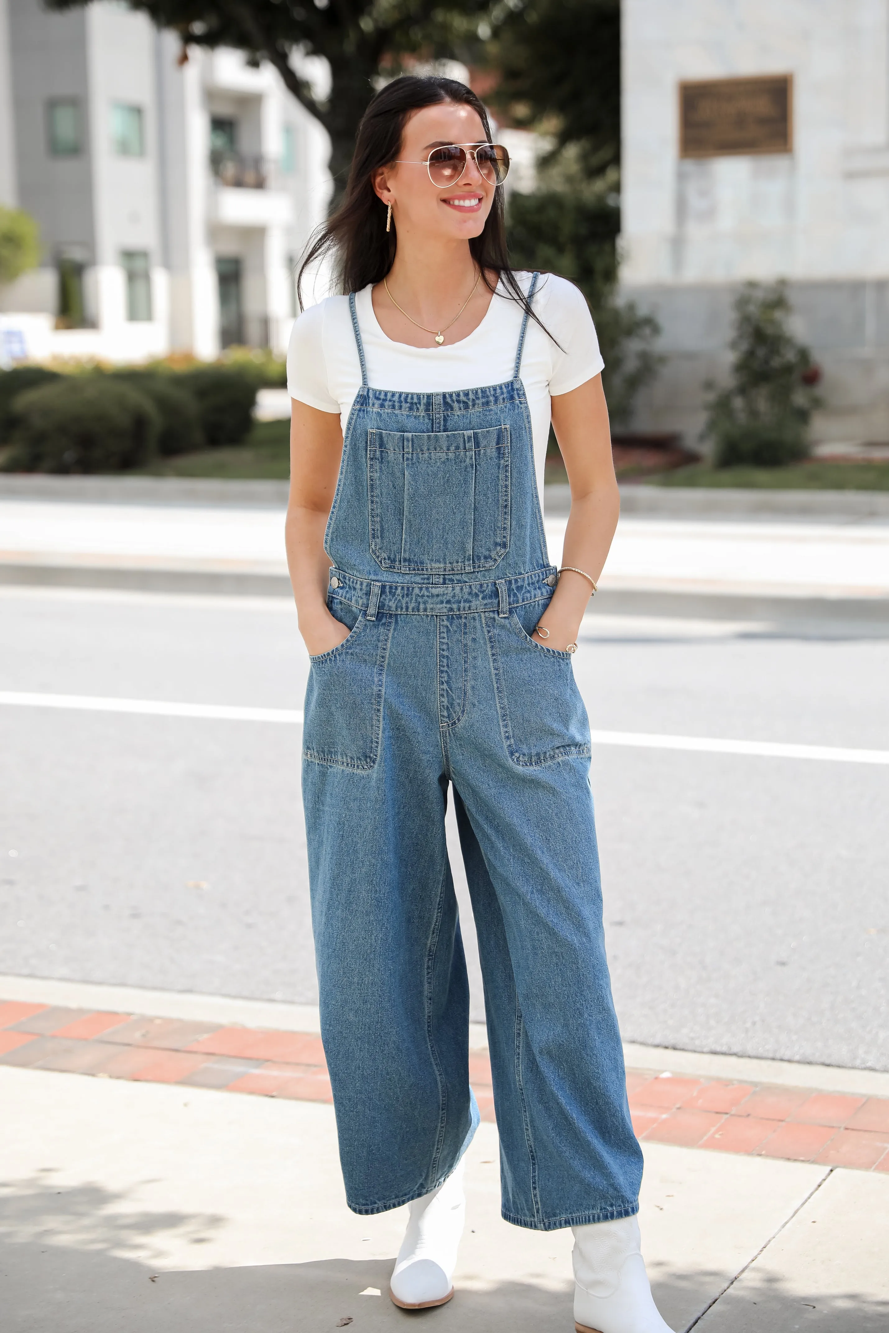 Movin' & Groovin' Denim Overalls