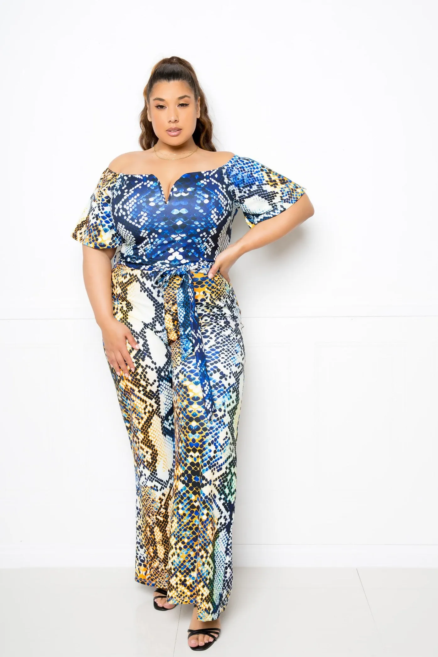 Multi Snake Jumpsuit